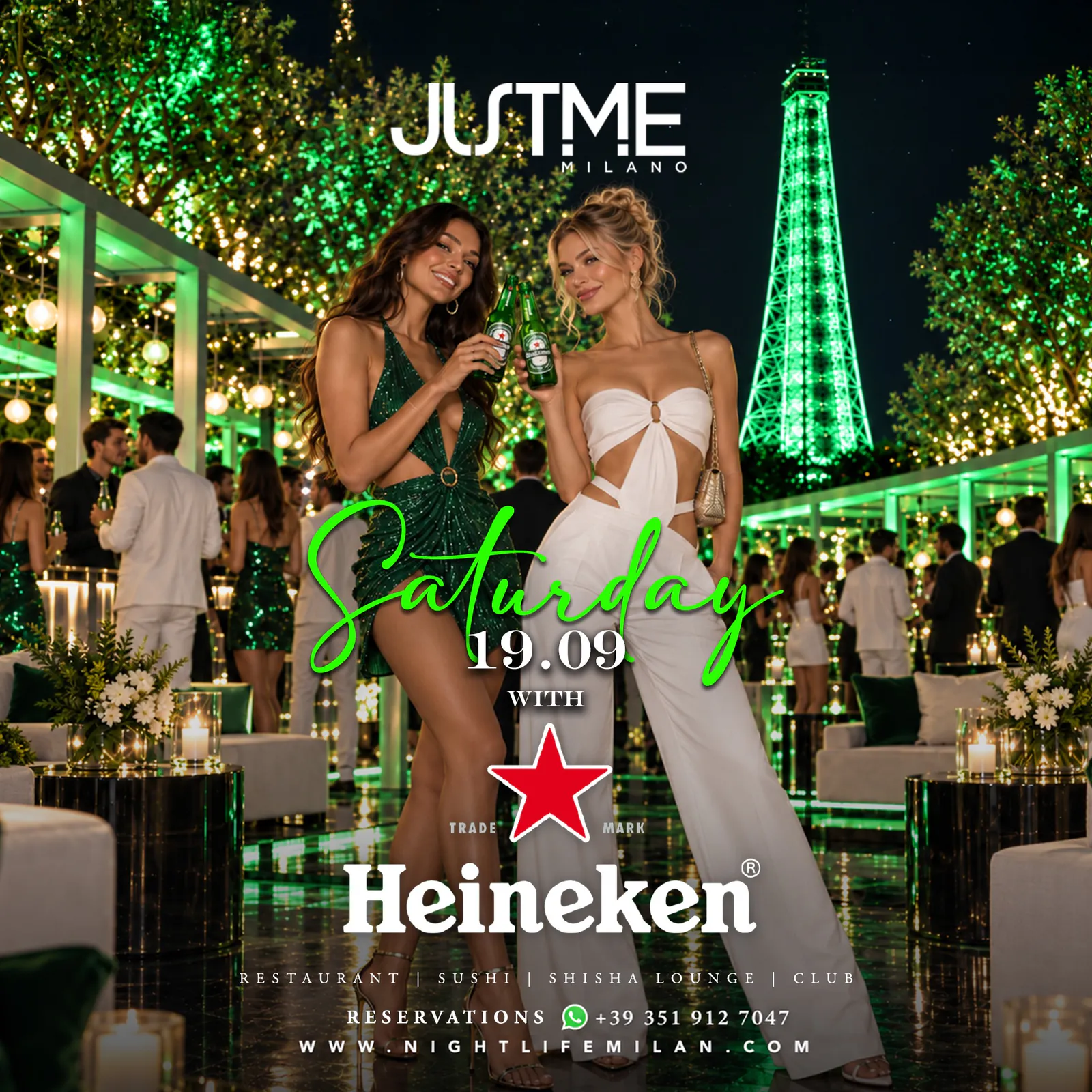 Saturday Night v JustMe Milano — 19. září 2026