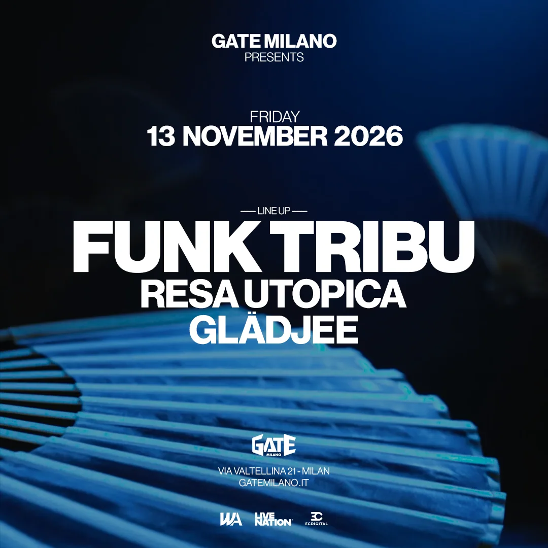 Veggspjald viðburðar: FUNK TRIBU · Gate Milano