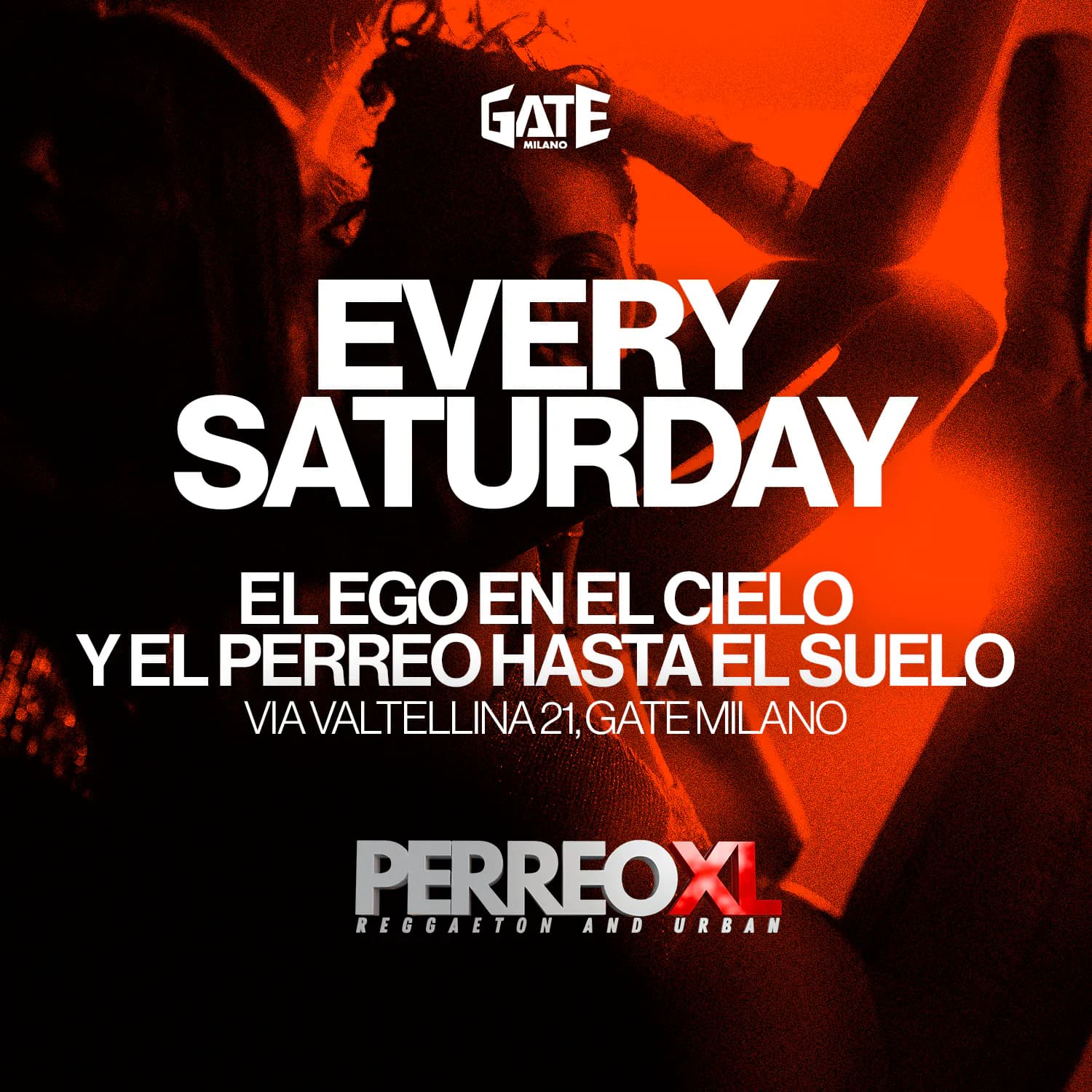 Event artwork: Perreo XL · Gate Milano