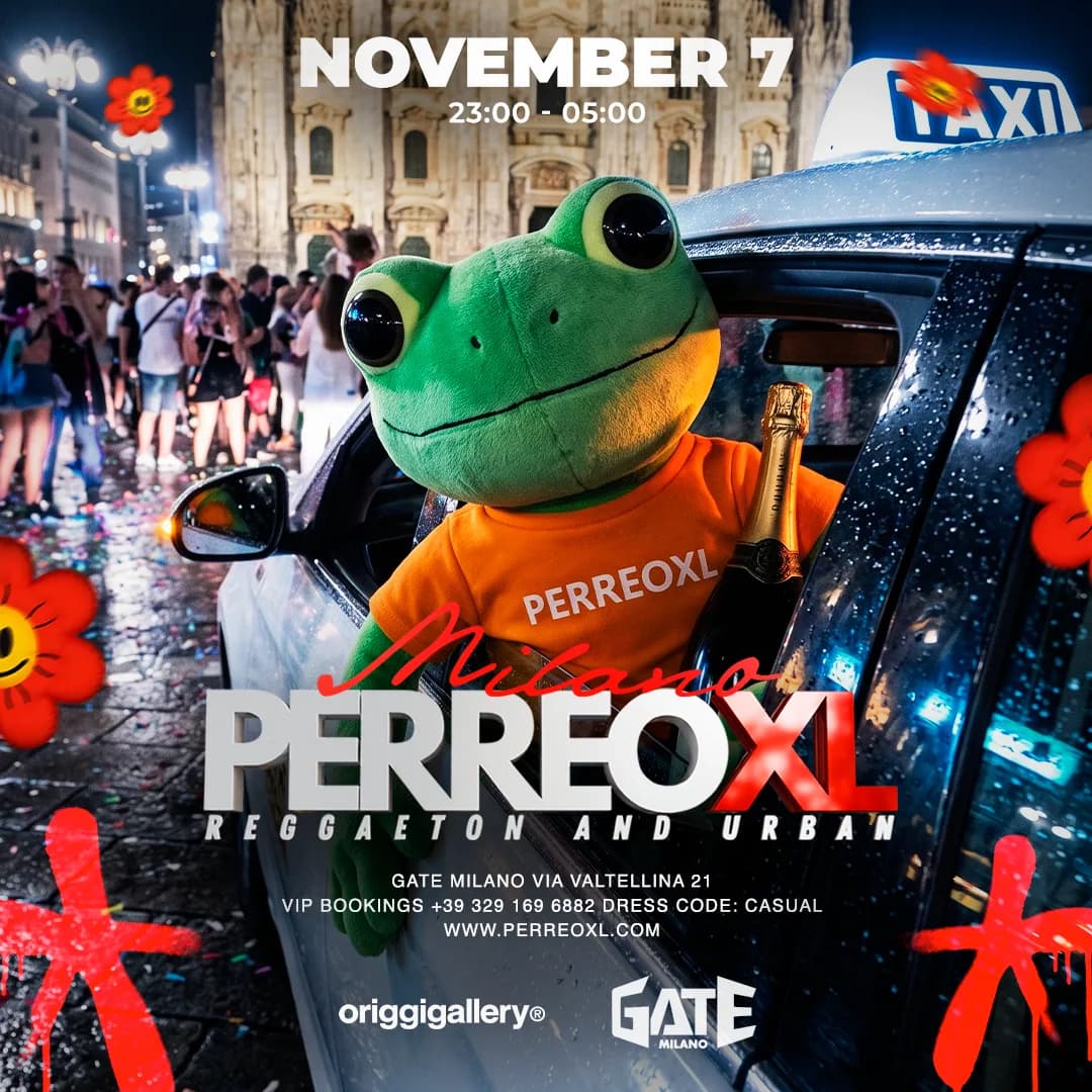 Plakat dogodka: PERREO XL · Gate Milano