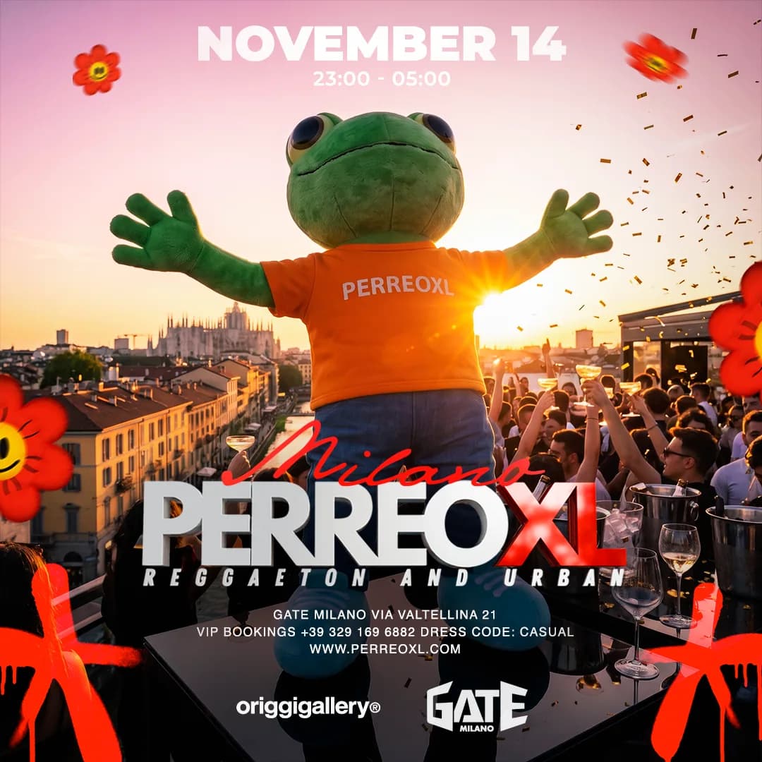 Plakat dogodka: PERREO XL · Gate Milano