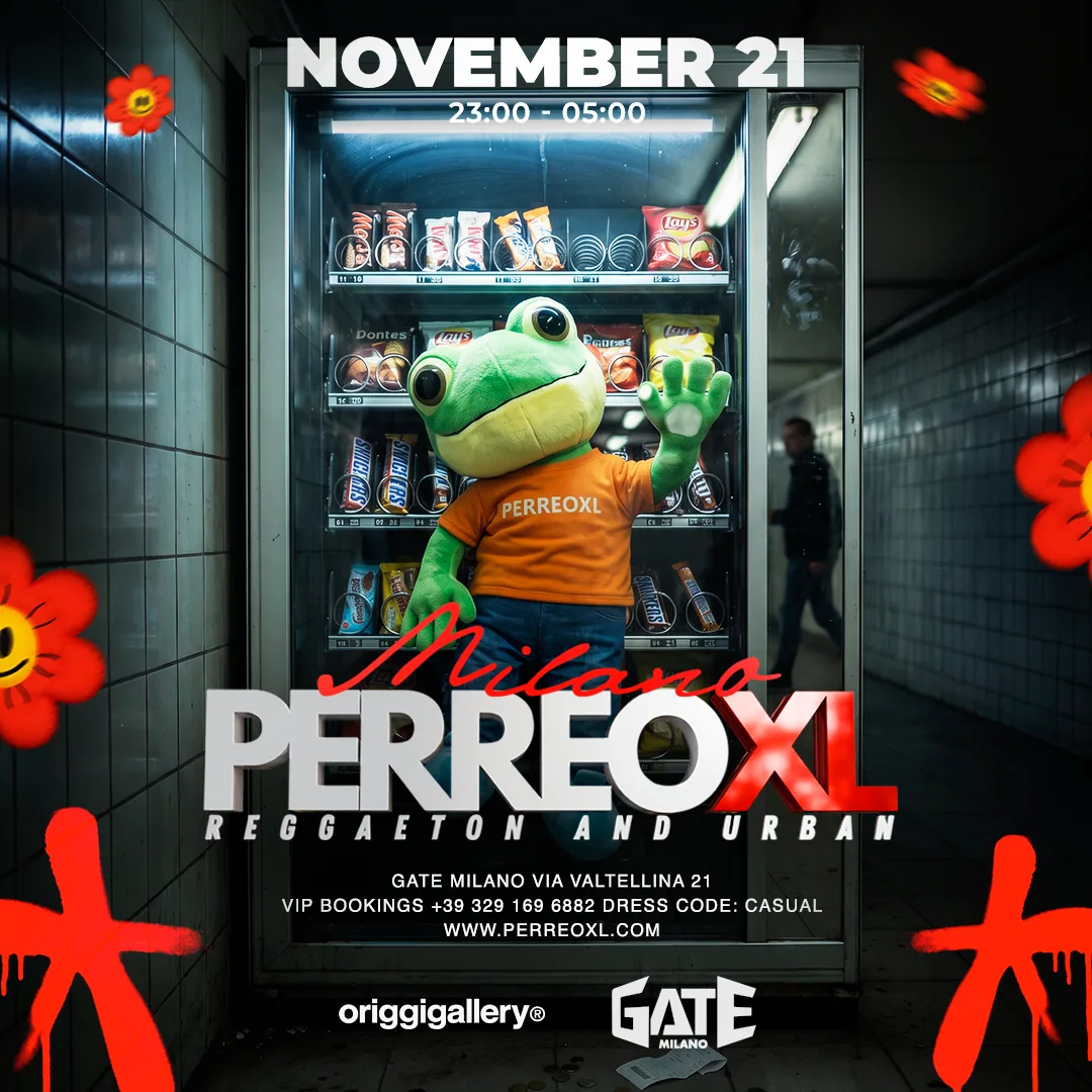 Plakat događaja: PERREO XL · Gate Milano