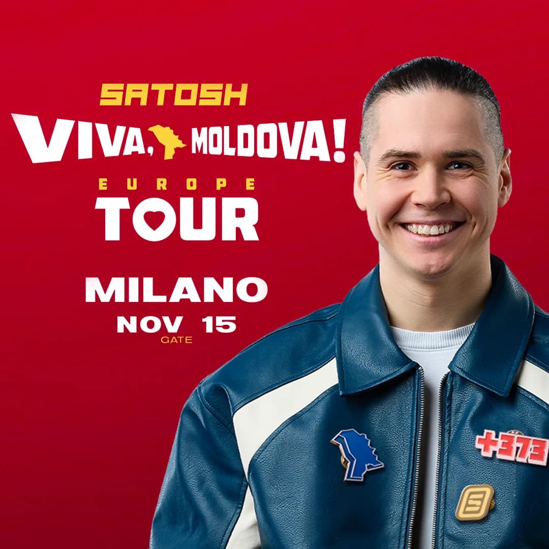 Event artwork: SATOSHI | VIVA MOLDOVA EUROPE TOUR · Gate Milano