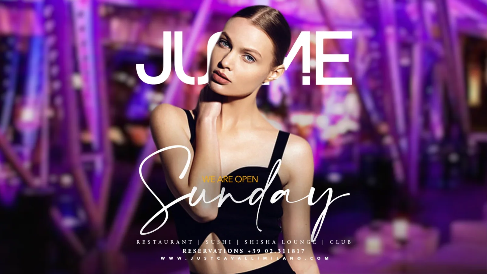 Sunday Night · Justme Milano · Oct 25, 2026