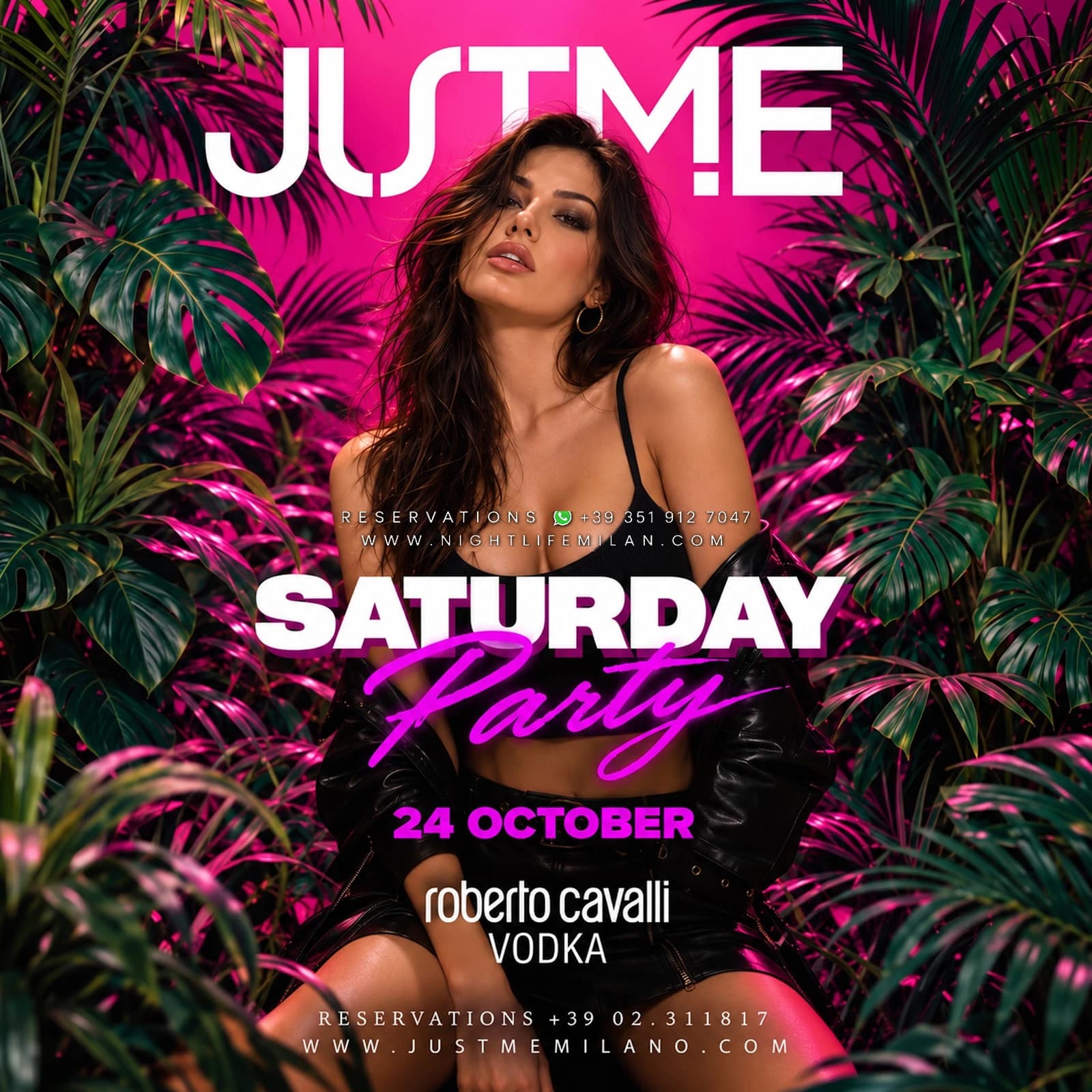 Saturday Night · Justme Milano · Oct 24, 2026
