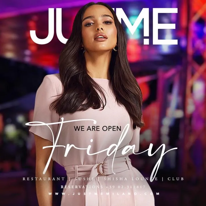 Friday Night · Justme Milano · 16. 10. 2026