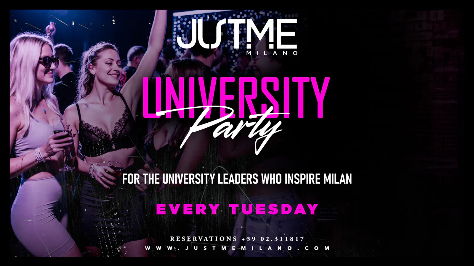University Party · Justme Milano