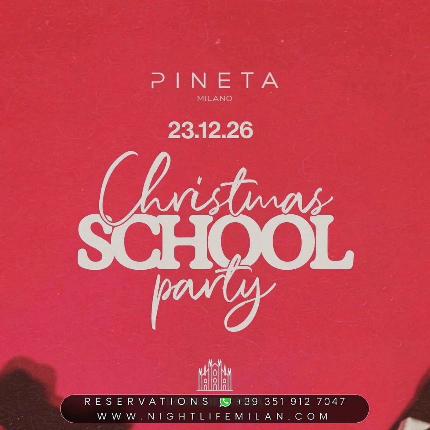 CHRISTMAS SCHOOL PARTY · Pineta Milano