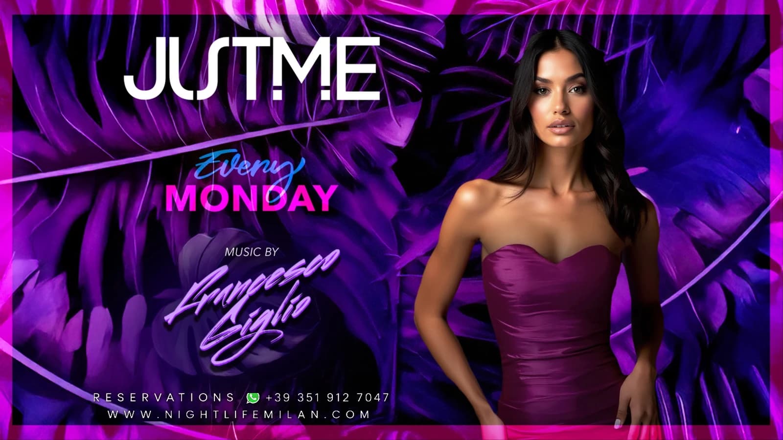 Monday Night · Justme Milano · Nov 16, 2026