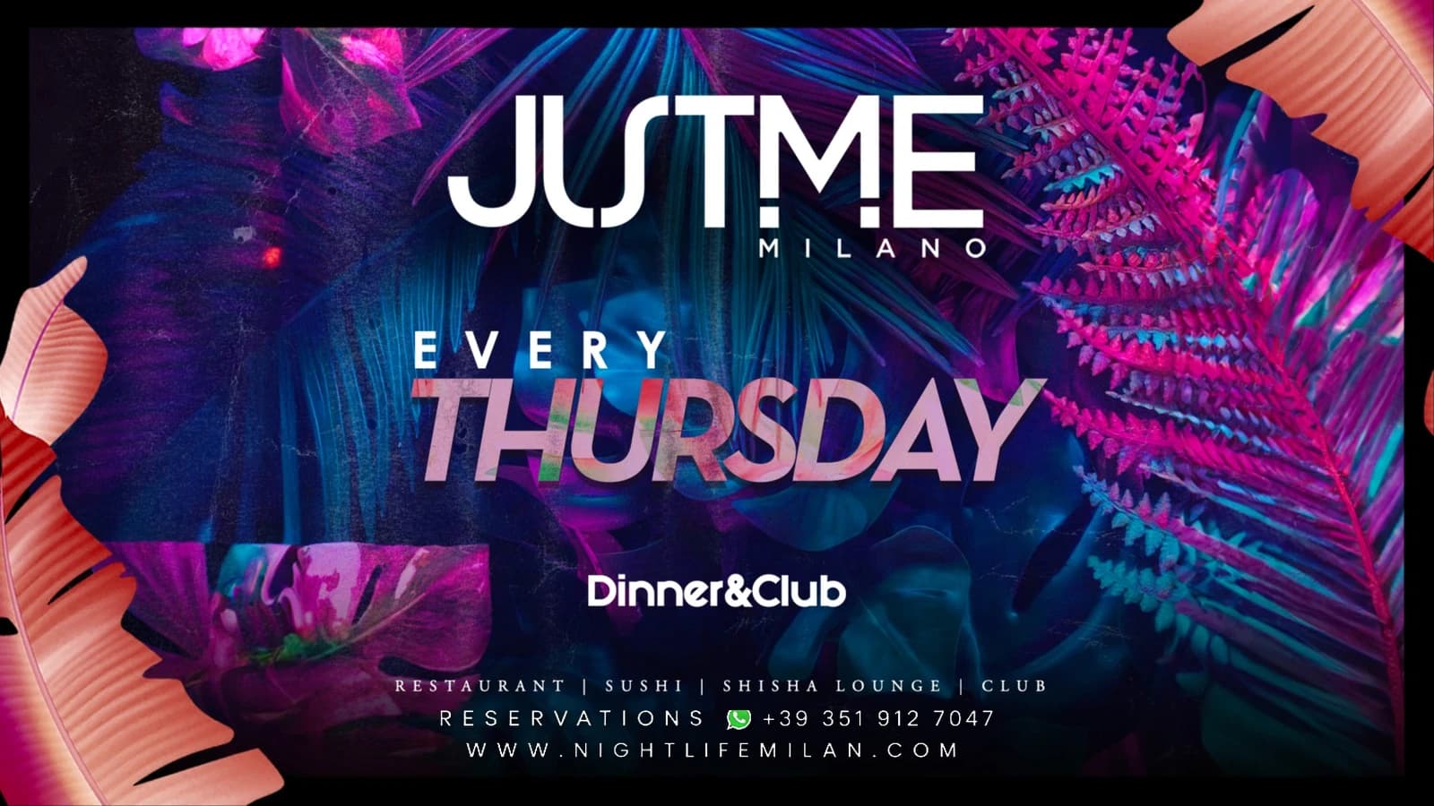 Thursday Night · Justme Milano · Nov 5, 2026
