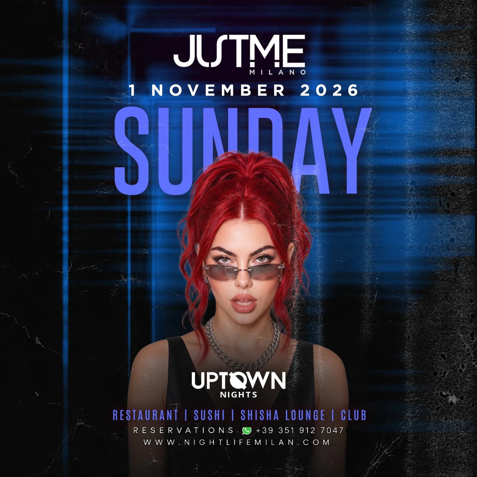 Sunday Night · Justme Milano · Nov 1, 2026