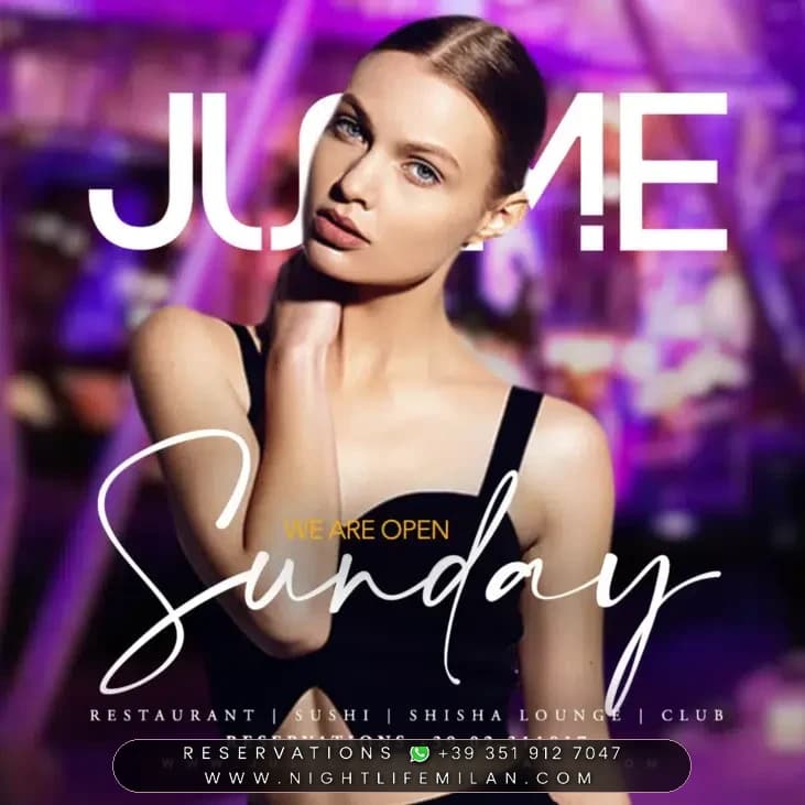 Sunday Night · Justme Milano · Nov 8, 2026