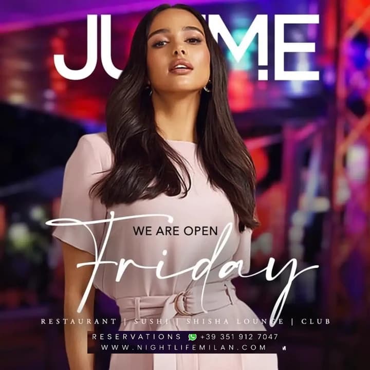 Friday Night · Justme Milano · Nov 6, 2026