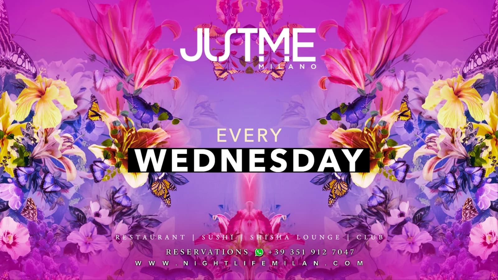 Wednesday Night · Justme Milano · Nov 11, 2026