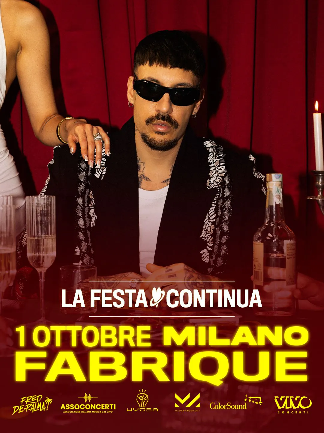 Event artwork: Fred De Palma · Fabrique Milano