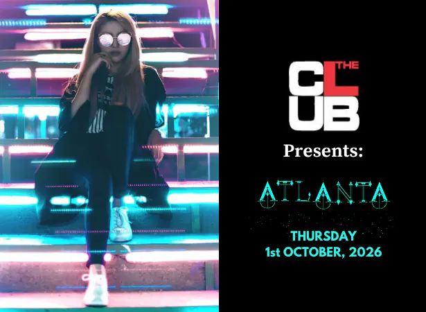 Event artwork: ATLANTA · The Club Milano