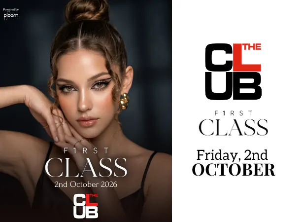 Event artwork: FIRST CLASS · The Club Milano