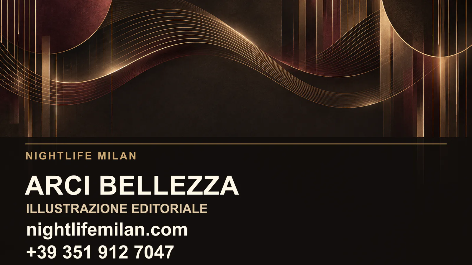 Nightlife Milan editorial illustration. Arci Bellezza