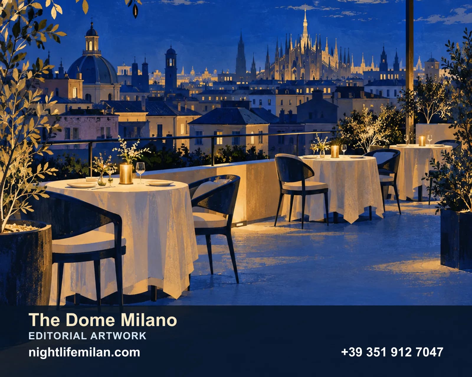Urednička ilustracija Nightlife Milan. The Dome Milano