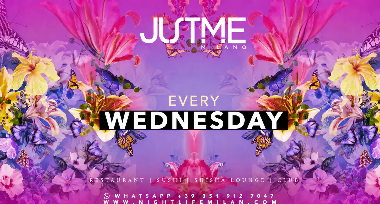 Wednesday Night at JustMe Milano — 26 August 2026