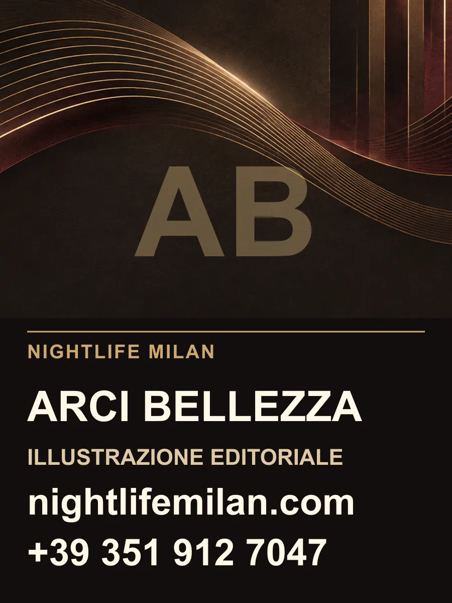 Nightlife Milan editorial illustration. Arci Bellezza
