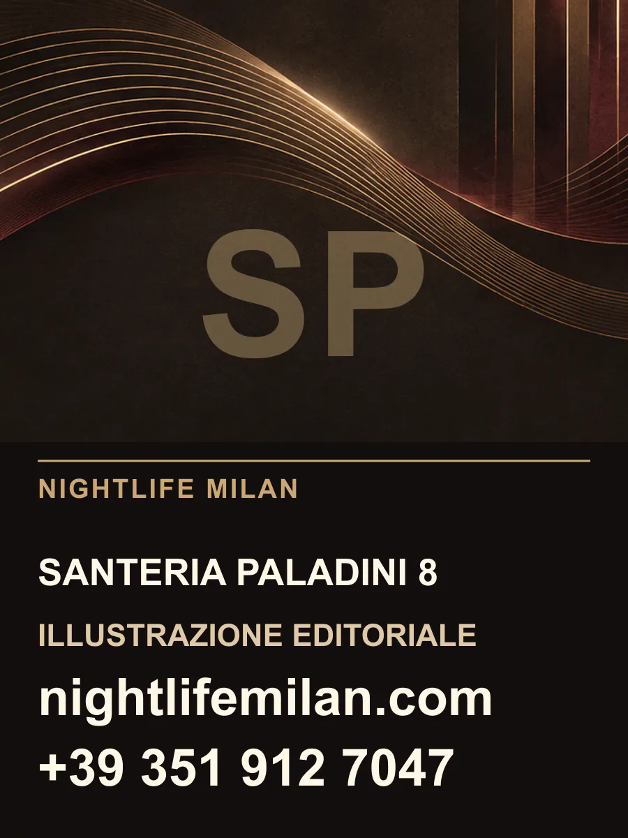 Nightlife Milan editorial illustration. Santeria Paladini 8