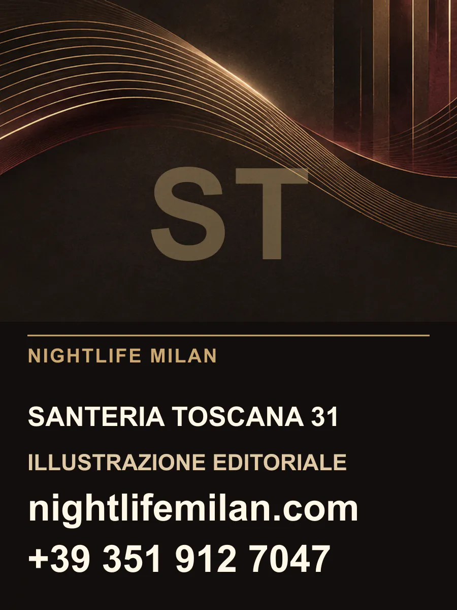 Nightlife Milan editorial illustration. Santeria Toscana 31