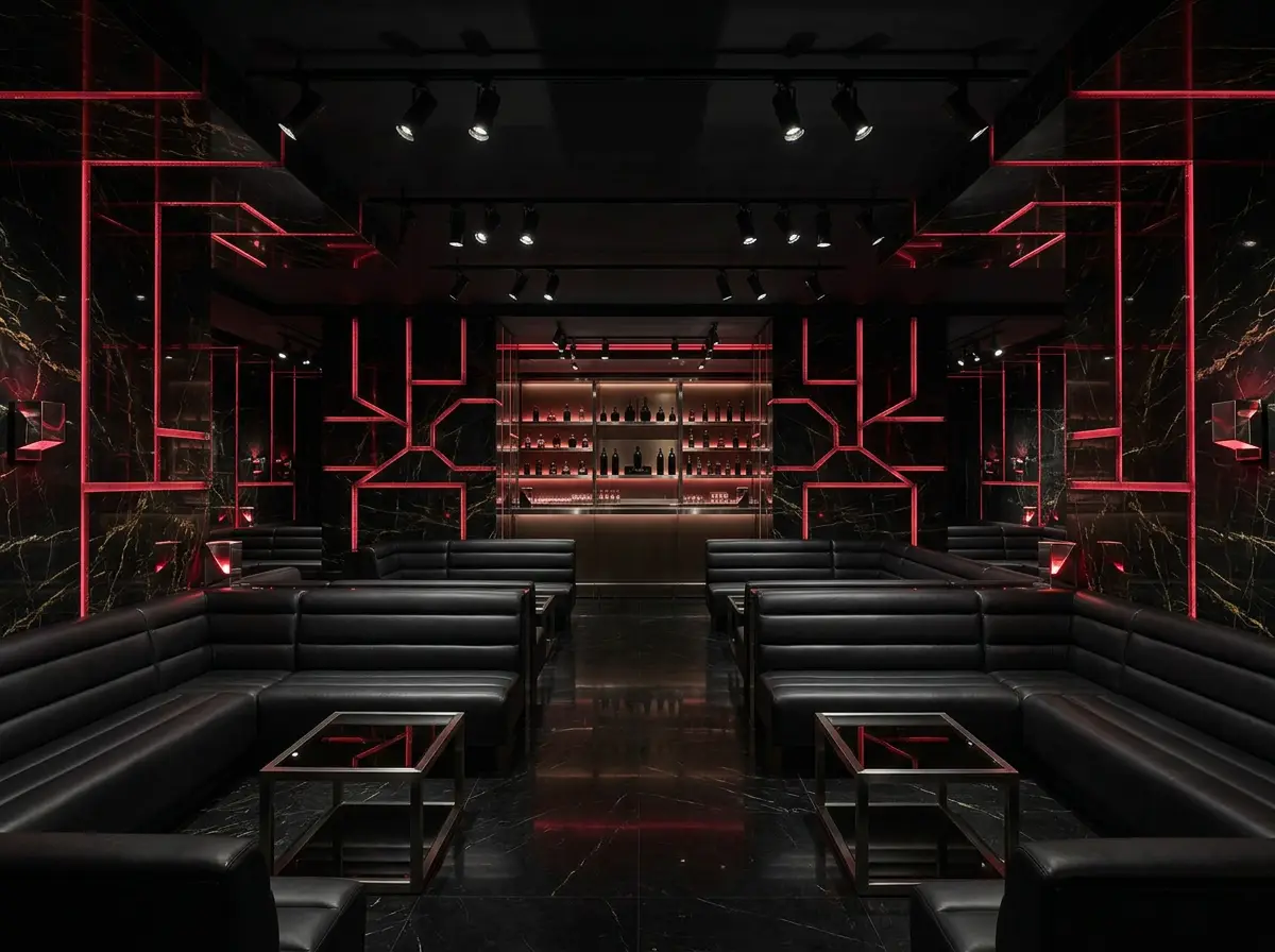 Armani Privé Milan — bar and champagne service during Armani Privé — Soirée du Vendredi