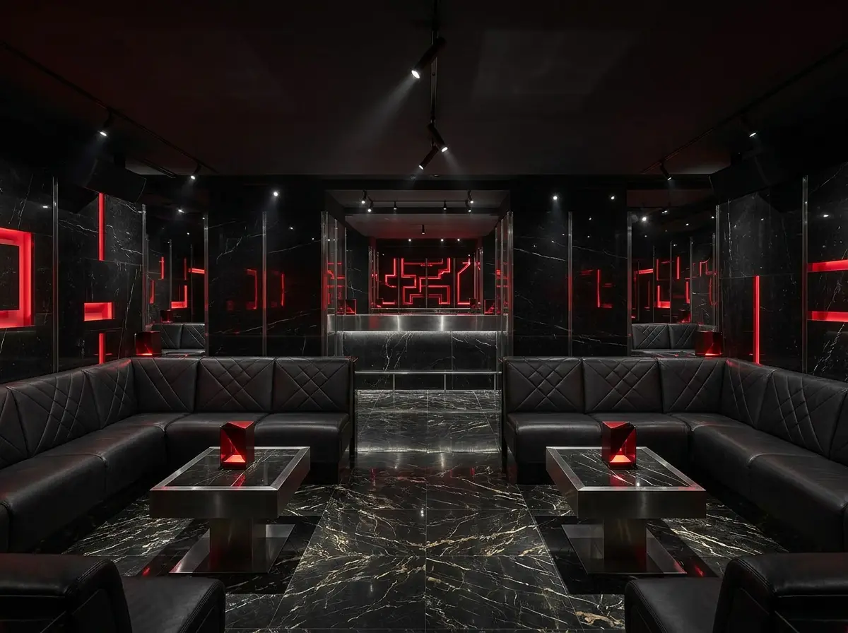 Armani Privé Milan — main room interior during Armani Privé — Soirée du Vendredi