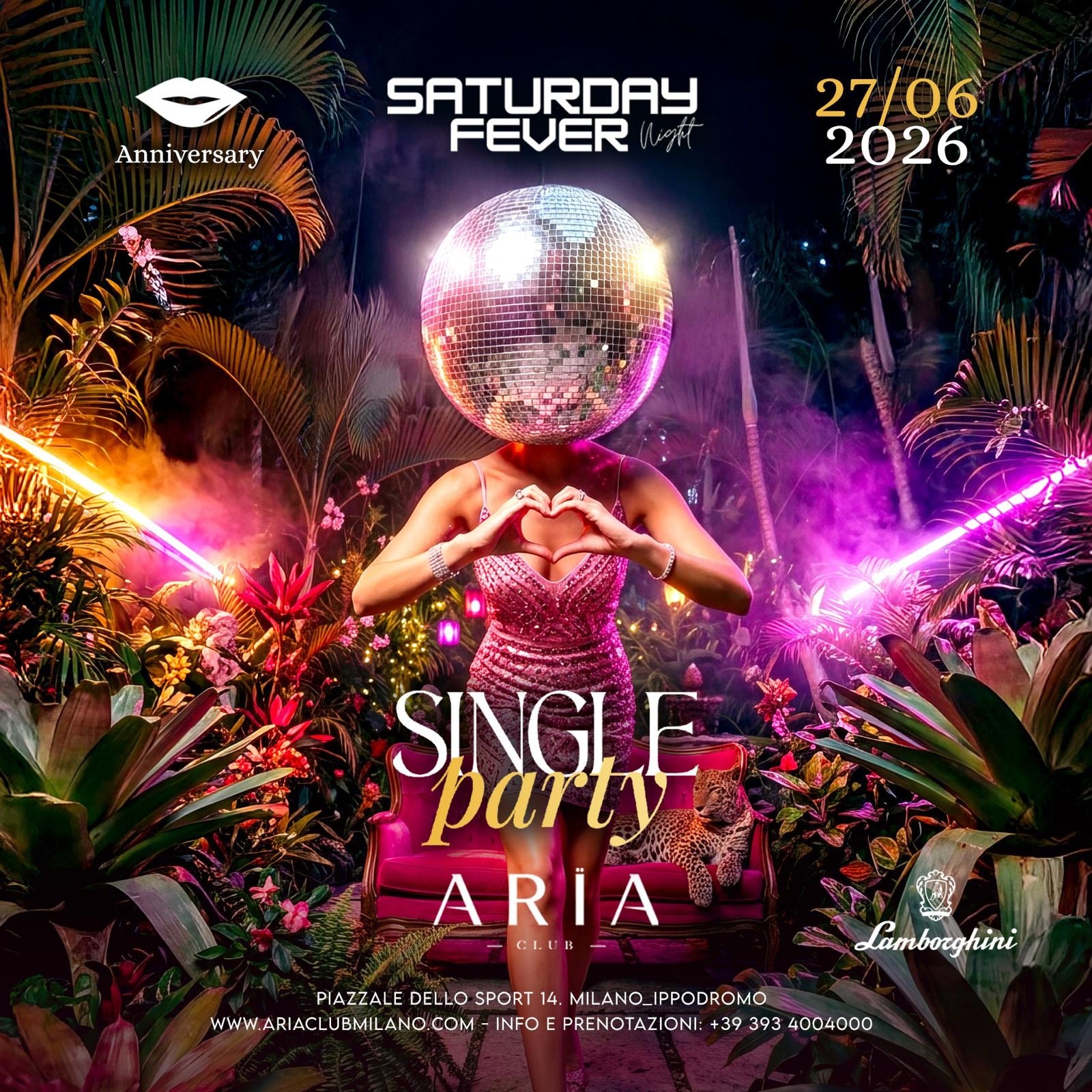 Saturday Night @ Aria Club Milano Milano - Saturday 2026