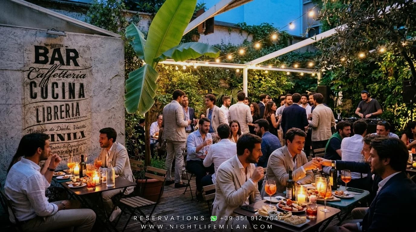 Nova godina 2027 Santeria Toscana 31 (Milano): Gala, Club & VIP · Music & Format — Slobodni Gosti, Društva Prijatelja i Društveni Stolovi (23–38 god.) | Svečana Haljina sa Šljokicama, Baršun i Tamno Odijelo Nova godina 2027 Santeria Toscana 31 (Milano): Gala, Club & VIP (Music & Format) — Santeria Toscana 31: Slobodni Gosti, Društva Prijatelja i Društveni Stolovi (23–38 god.), Svečana Haljina sa Šljokicama, Baršun i Tamno Odijelo (VIP Privé Stolovi i Ponoćna Zdravica)