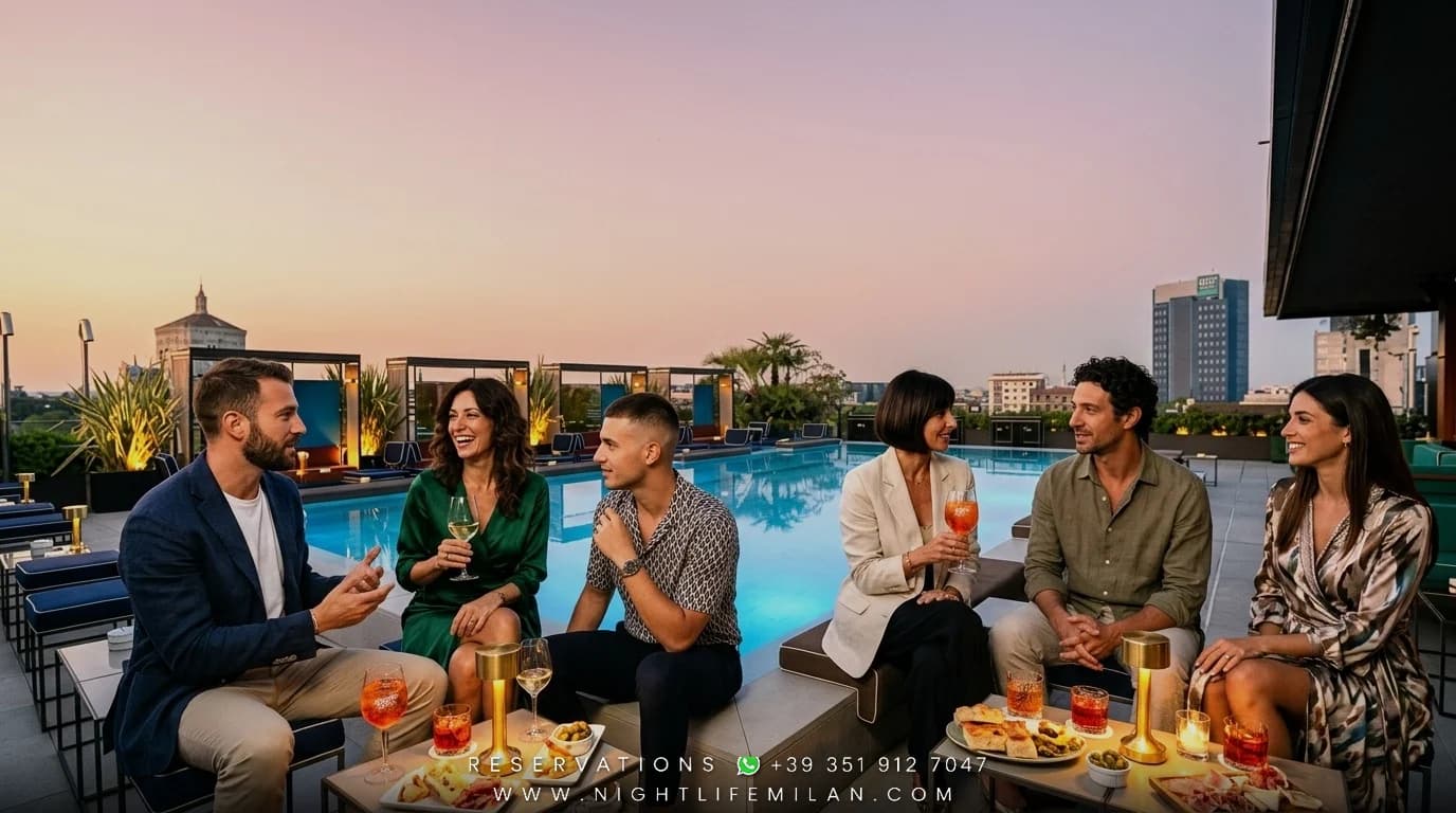 Gamlárskvöld 2027 Ceresio 7 Pools & Restaurant (Milano): Gala, Club & VIP · Gamlárskvöld 2027 — Program & Format — Alþjóðlegir Tískugestir og VIP Borð (24–40 ára) | Mílanósk hátíska og Lúxus Kokteilkjóll Gamlárskvöld 2027 Ceresio 7 Pools & Restaurant (Milano): Gala, Club & VIP (Gamlárskvöld 2027 — Program & Format) — Ceresio 7 Pools & Restaurant: Alþjóðlegir Tískugestir og VIP Borð (24–40 ára), Mílanósk hátíska og Lúxus Kokteilkjóll (Hátíðarkvöldverður, Sýning og Móttaka)