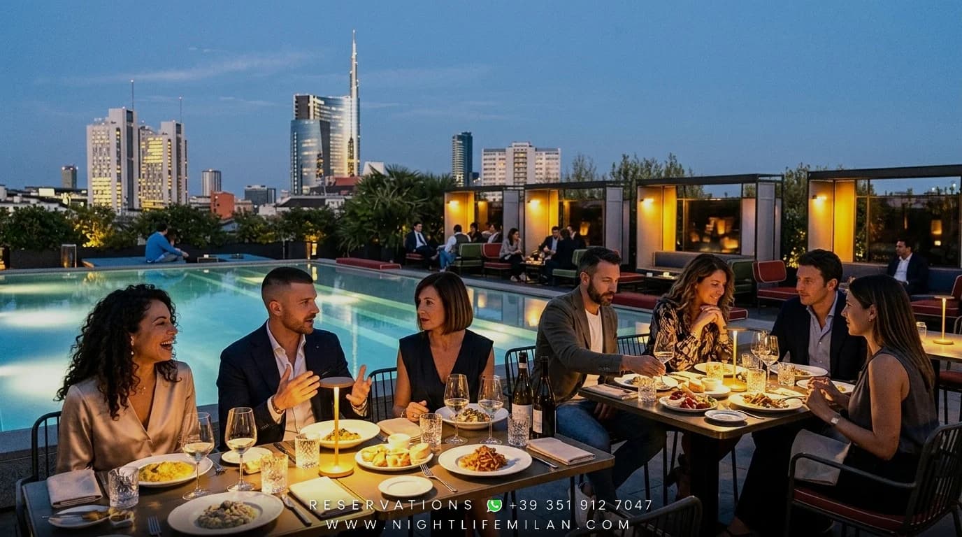 Новий рік 2027 The Dome Milano Rooftop & Lounge (Milano): Gala, Club & VIP · Rooftop After-Dinner Entry (from 23:15) — Міжнародна Модна Публіка та Гості VIP-Лож (24–40 років) | Міланська Висока Мода та Розкішна Коктейльна Сукня Новий рік 2027 The Dome Milano Rooftop & Lounge (Milano): Gala, Club & VIP (Rooftop After-Dinner Entry (from 23:15)) — The Dome Milano Rooftop & Lounge: Міжнародна Модна Публіка та Гості VIP-Лож (24–40 років), Міланська Висока Мода та Розкішна Коктейльна Сукня (Гості на Танцполі та Вечірній Дрес-Код)