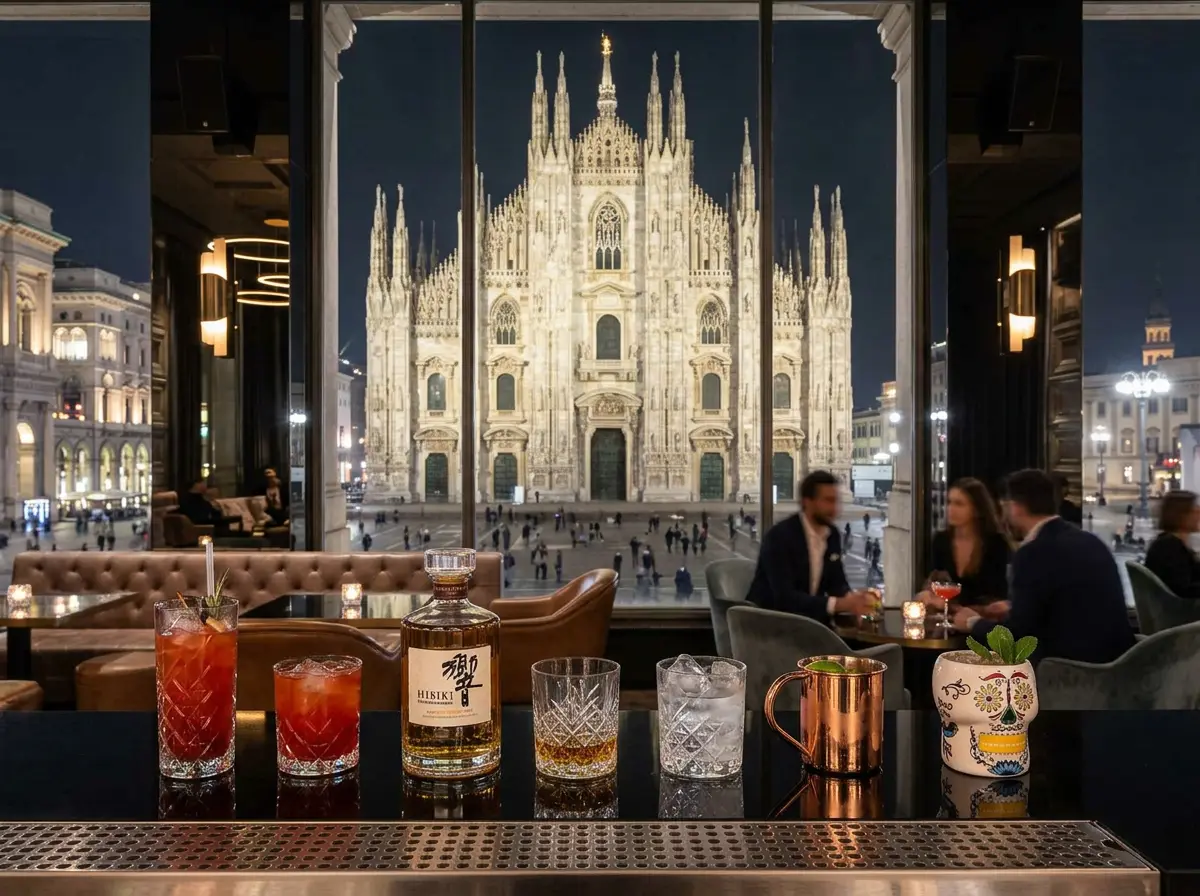 Terrazza 21 Milan — main room interior during Apéritif Estival à Terrazza Duomo 21 Terrazza 21 Milan — main room interior during Apéritif Estival à Terrazza Duomo 21
