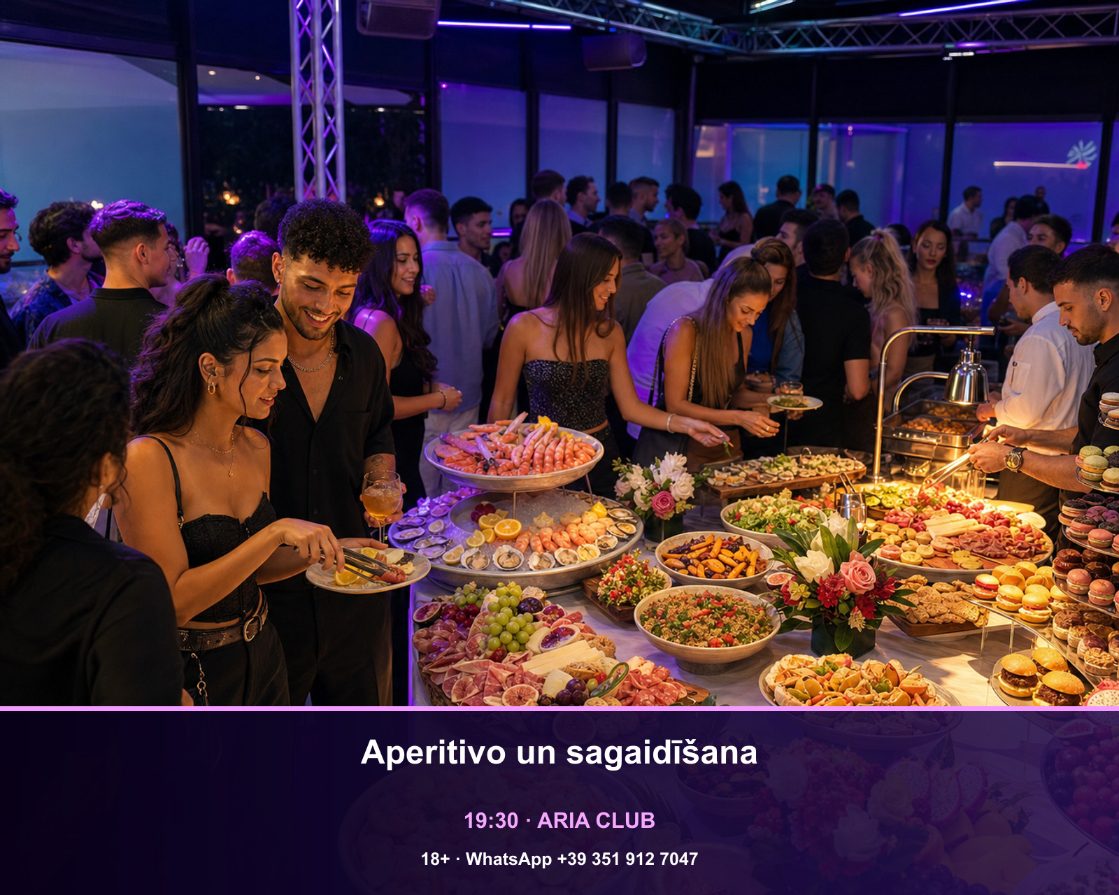 Aperitivo un sagaidīšana · Aria Club Milano