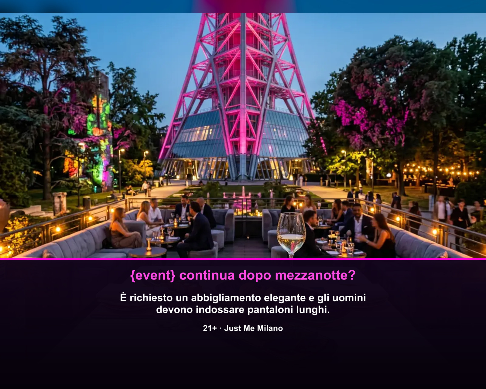 Guè — Performance live, Dress code: È richiesto un abbigliamento elegante e gli uomini devono indossare pantaloni lunghi.