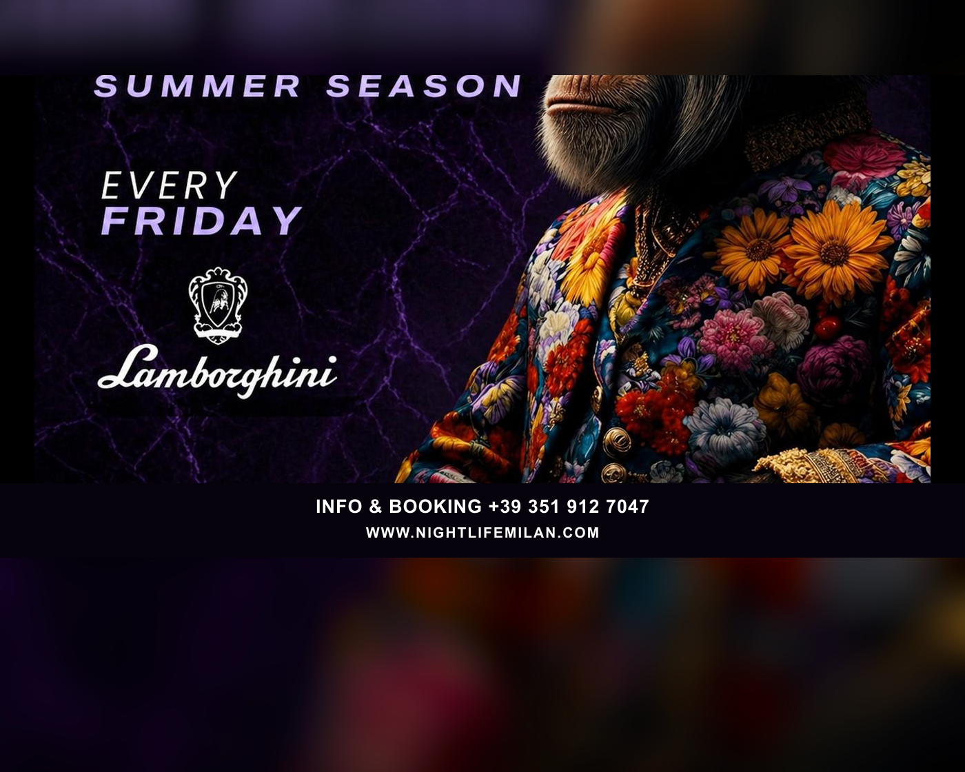 Locandina ufficiale Locandina Friday Night al Aria Club Milano - Venerdì 24 luglio 2026 con data, orario, dress code e contatti Nightlife Milan.