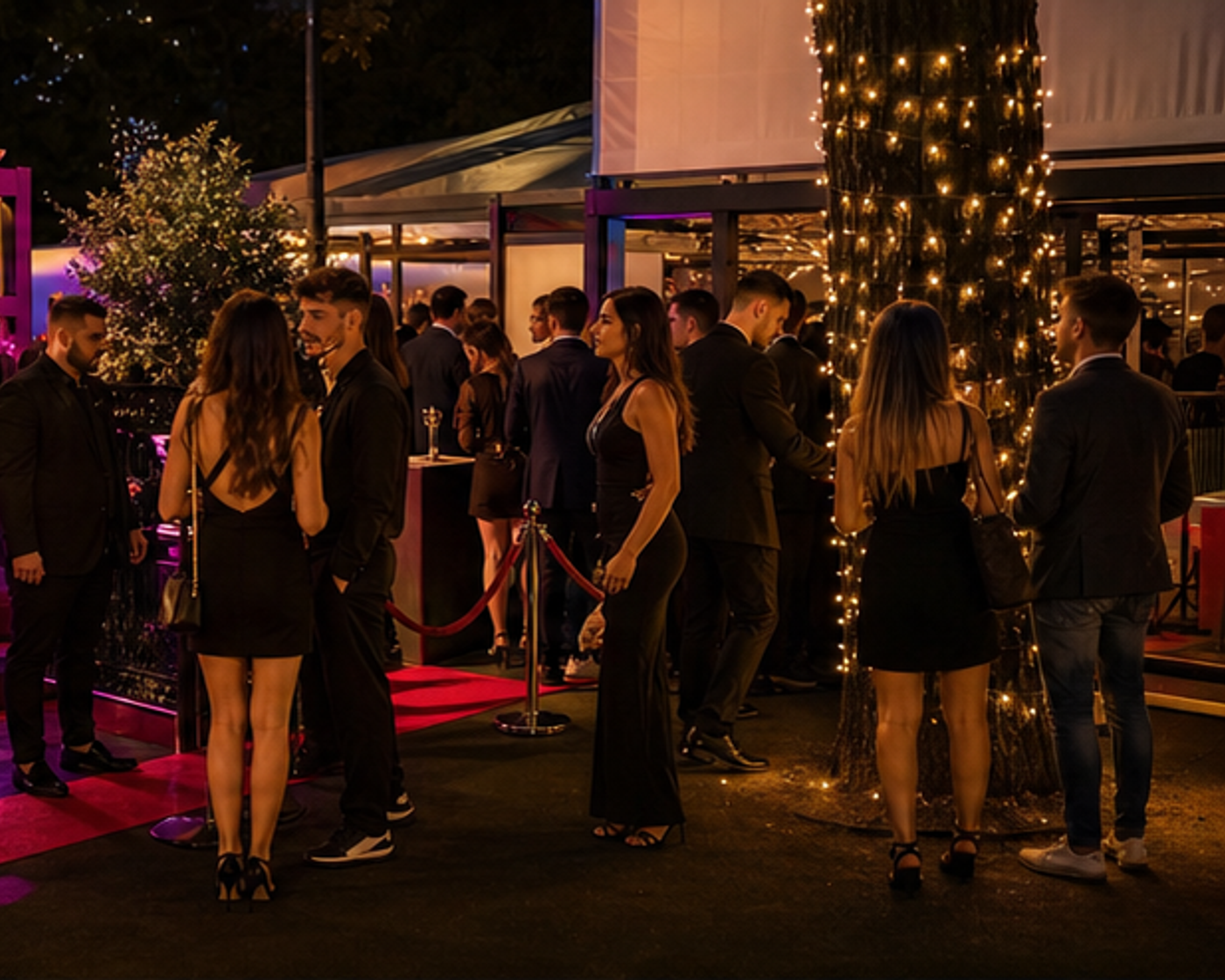 Гости на дансинга в Aria Club Milano